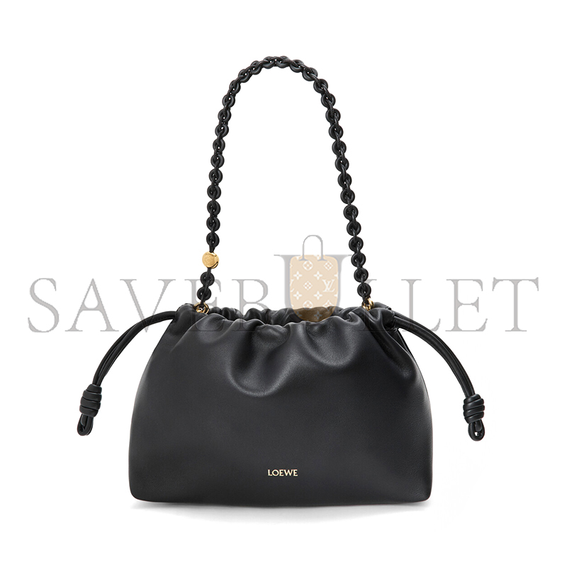L0ew* medium flamenco purse in mellow nappa lambskin a411fcrx84 (30*20*10.5cm)